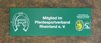 Mitglied im Pferdesportverband Rheinland